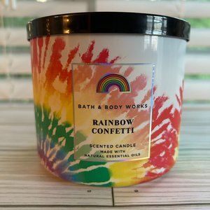 Bath & Body Works 3-Wick Candle - Rainbow Confetti